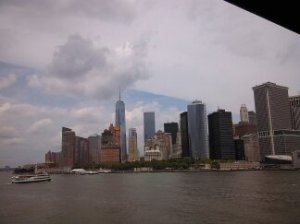 The Manhattan Skyline from the Staten Island Ferry!